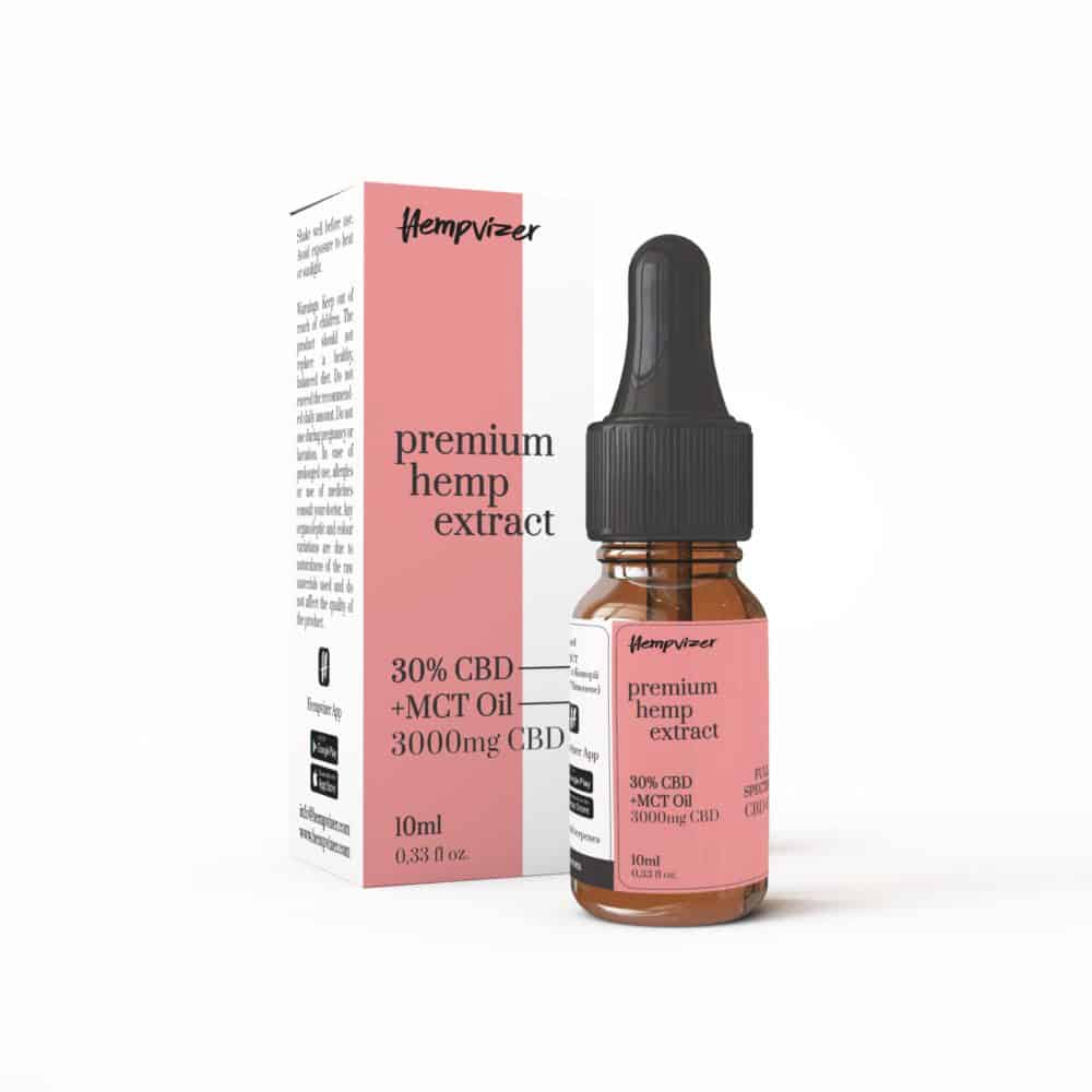 30% CBD + MCT Öl Vollspektrum - Hempvizer