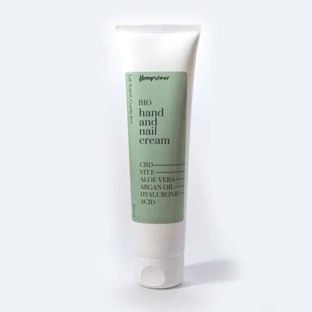 Bio Hand & Nagelcreme mit Hyaluronsäure und CBD - Hempvizer