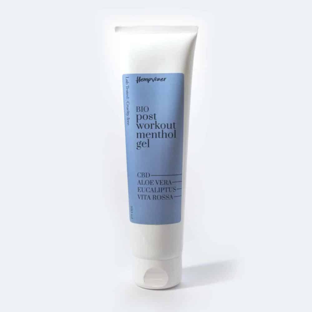BIO Post Work-out Gel mit Menthol und Aloe Vera und  CBD - Hempvizer