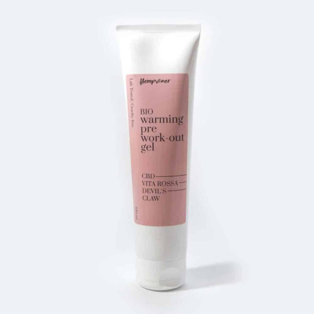 BIO Wärmendes pre Work-out Gel mit Teufelskralle und CBD -Hempvizer