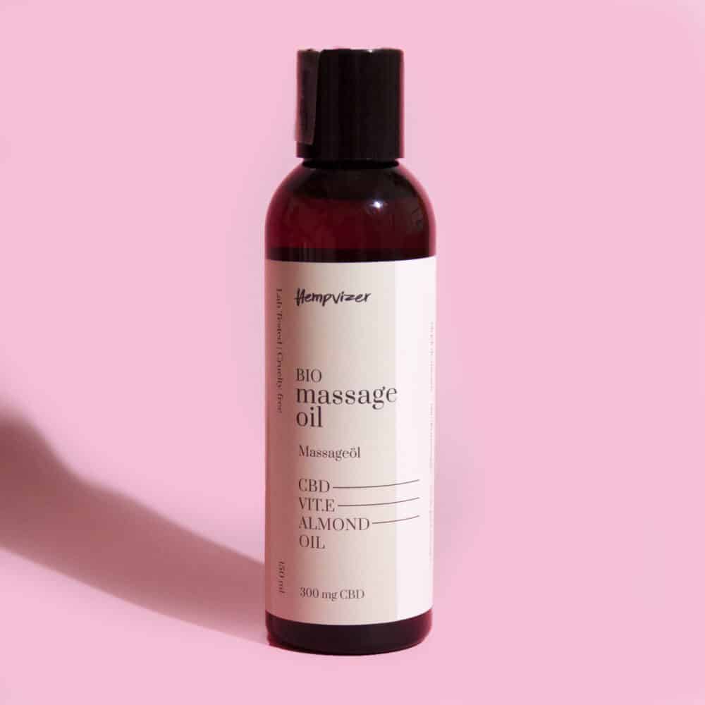 Massageöl mit 300mg CBD - Hempvizer 150ml